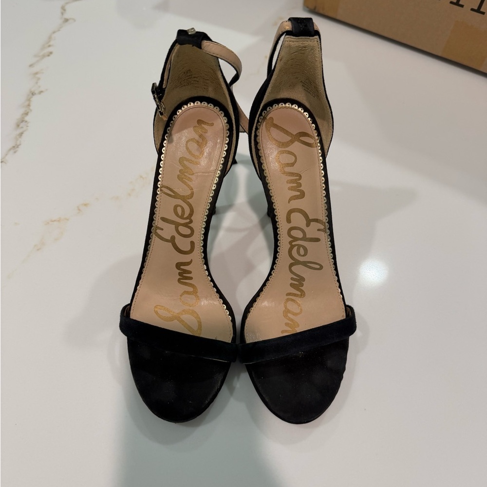Sam Edelman Ariella Black Suede Sandals